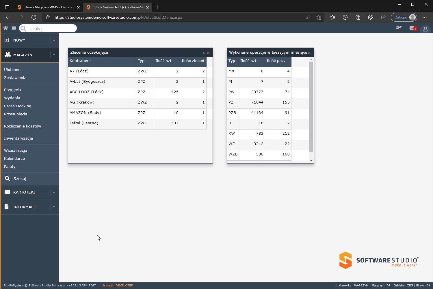 System zarządzania magazynem SQL