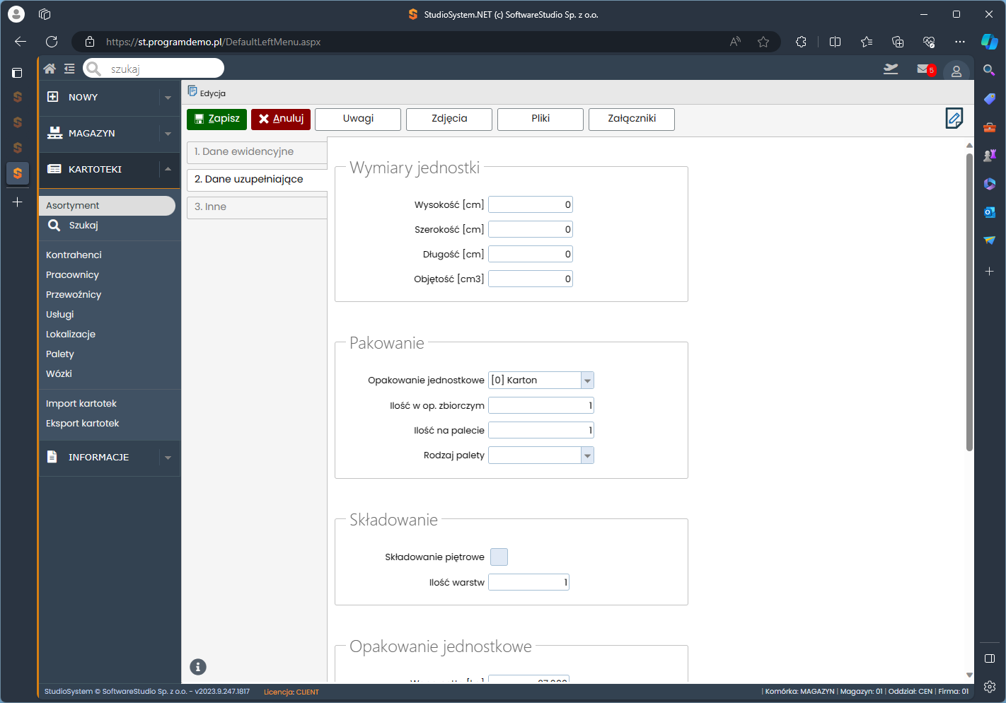 Konfiguracja integracji systemu WMS z systemem ERP